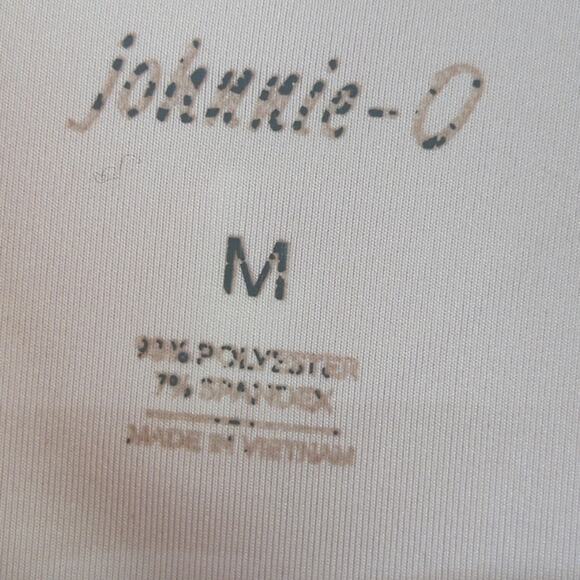 Johnnie O Performance Shirt Mens M Pink Octopus Stretch Windsong Farm Golf Logo - Picture 2 of 6